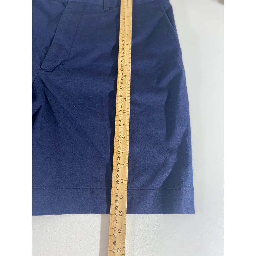 Polo Golf Ralph Lauren Shorts Mens 36 Navy Blue Excellent Classic Fit Chino